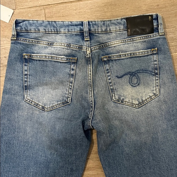 NWT R13 Boy Straight with Rips - Picture 10 of 14